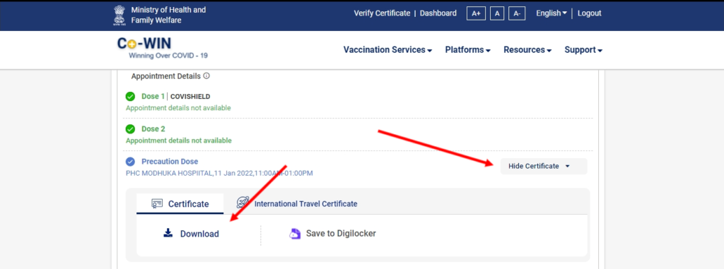 કોવિડ -19 વેક્શીન પ્રમાણપત્ર કેવી રીતે ડાઉનલોડ કરવુ ?। અહીંથી વેક્શીન પ્રમાણપત્ર ડાઉનલોડ કરો cowin.gov.in