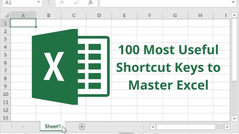 Excel shortcuts